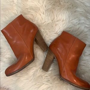 Madewell tan booties